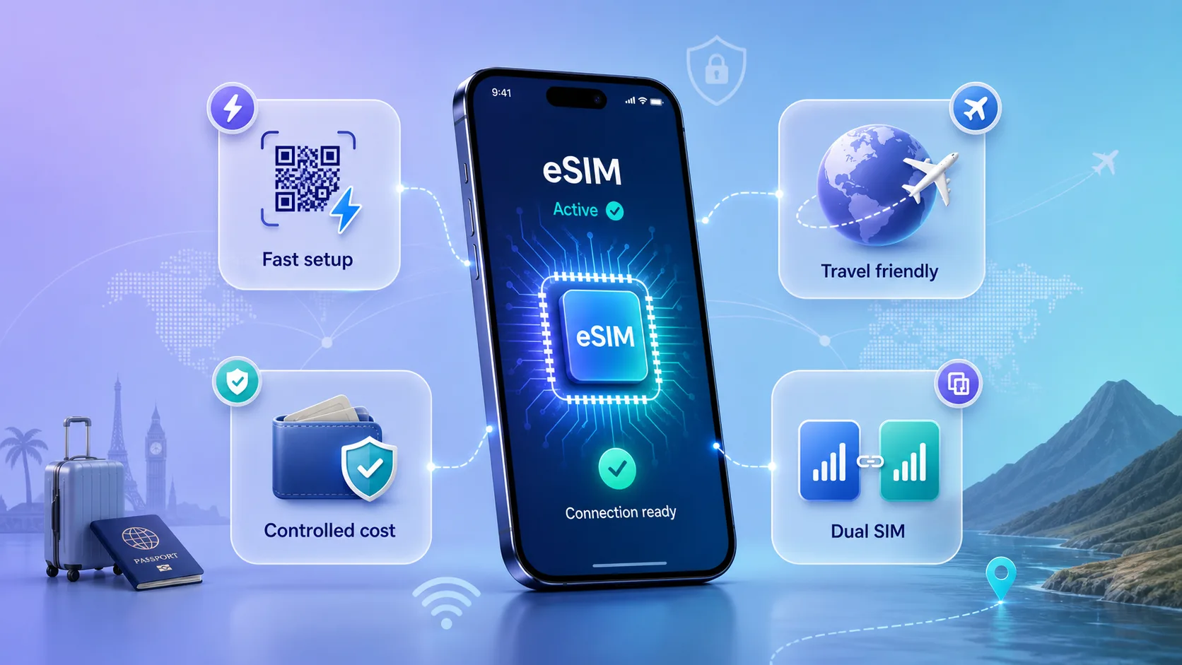 ما هي فوائد eSIM؟